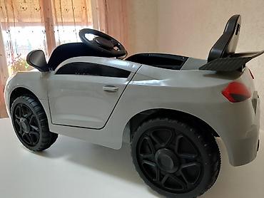 laptop za decu igracka: Dečji električni auto – sportski kabriolet (siva boja) - Dizajn — 5