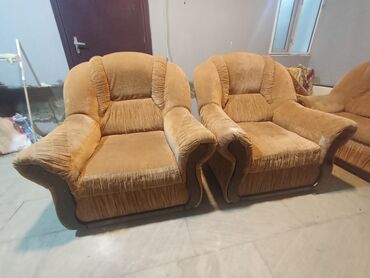 Divan və kreslo dəstləri: Divan, 2 kreslo, Açılmayan — 1