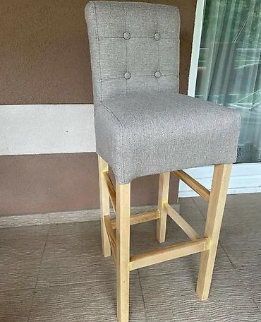 Stolice: Barske stolice sa naslonom – ručni rad - Tip: visoke barske stolice — 4