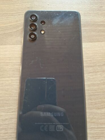 samsung 128gb: Samsung Galaxy A32, 128 GB, rəng - Boz, Barmaq izi, Face ID