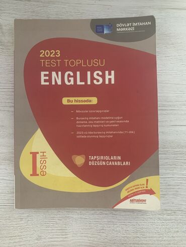 банк тестов по химии 1 часть pdf: İngilis dili Testlər 11-ci sinif, 1-ci hissə, 2023 il