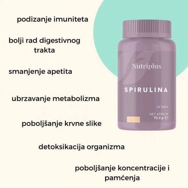 Vitamins & Supplements: Spirulina se koristi za poboljšanje stanja kardiovaskularnog sistema