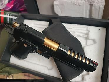 тавтинговый пистолет: В ПРОДАЖЕ СТРАЙКБОЛЬНЫЕ GBB ПИСТОЛЕТЫ GLOCK 18 KJW 2магазина — 10