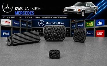 Delovi enterijera: OBLOGA PEDALE GASA, KOCNICE I KVACILA MERCEDES | Obloga Pedale — 1