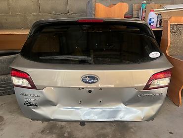 субару аксессуары: Накладка крышки багажника Subaru, 2018 г., Б/у, Оригинал — 3