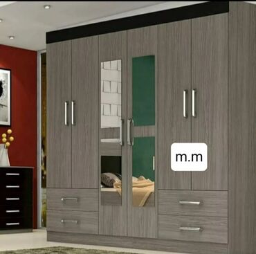 Dolablar: Yeni, Açılan, 4 qapılı Düz dolab, Qarderob, paltar dolabı, Azərbaycan — 28