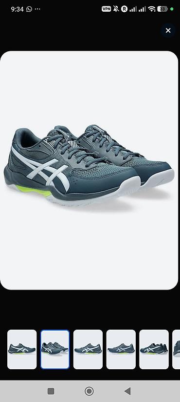 крассовка волейбольный: Мужские кроссовки, 42.5, Asics, Новый, цвет - Серый, Самовывоз — 2