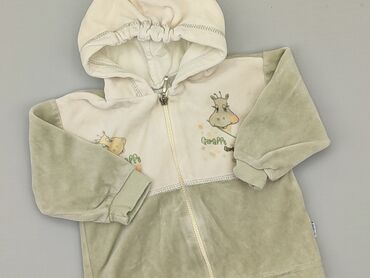 krótkie spodenki jeansowe chłopięce: Sweatshirt, 0-3 months, condition - Good