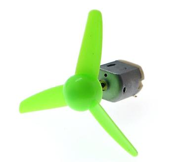 DC Motor və Yaşıl Pərvanə Dəsti | 3 V – 6 V - Gərginlik aralığı: 3–6