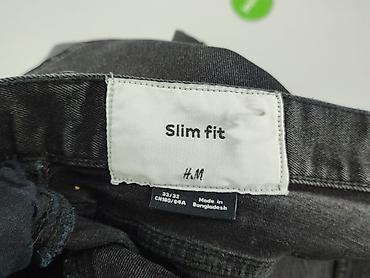 dzwony materialowe hm: H&M, Jeansy damskie, rozmiar XL — 4