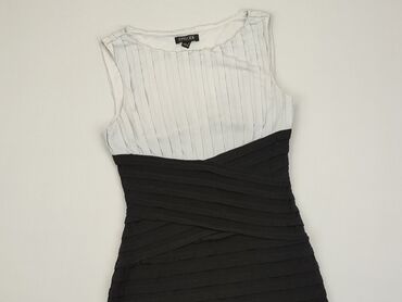 czarna sukienki elegancka midi: Sukienka, S, stan - Bardzo dobry
