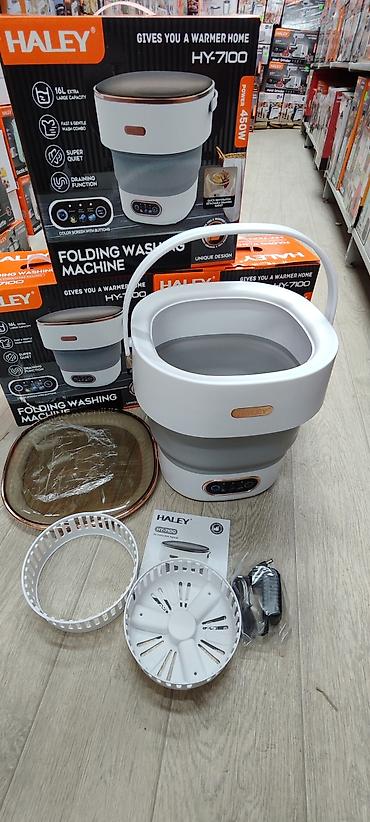 fold 8: НОВЫЙ специально для продажиСкладная стиральная машина HALEY HY-7100 — 3