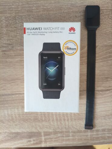 uni c: Новый, Смарт часы, Huawei, Сенсорный экран, цвет - Черный