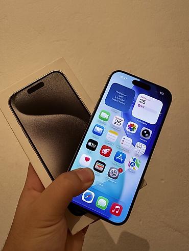 айфон 15 про новый: IPhone 15 Pro, Новый, 256 ГБ, Natural Titanium, Коробка, 91 % — 2
