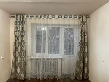 карнизы для штор настенные двухрядные: Шторалар комплекти, Комплектте тюлу бар, Даяр буюм, Колдонулган, Конок бөлмөсү үчун
