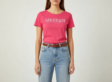 koszulki z długim rękawem damskie calvin klein performance: Soulcal & Co, Women`s T-shirt, size S