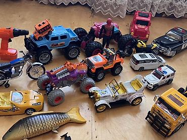 Oyuncaqlar: Uşaq üçün böyük plastik “dump truck” oyuncaq maşın. Hamisi seliqelidi — 2