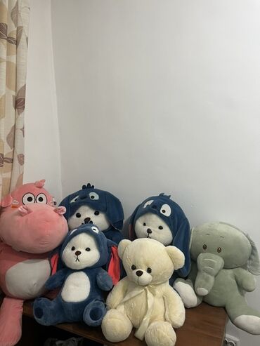 Игрушки: Мягкие игрушки НОВЫЕ ДЕШЕВО Многие с этикетками цена от 50 сом большие — 5