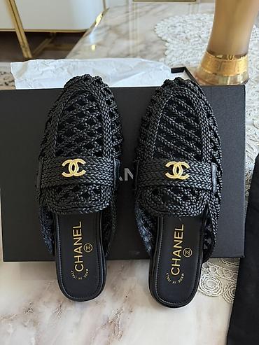 туфли chanel: Шлёпанцы/мюли Chanel из плетёного материала Обувь новая! Не носили ни — 4