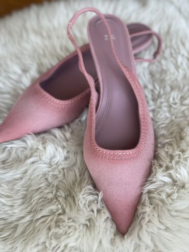 gucci ayaqqabilar: Туфли, Zara, Размер: 39, цвет - Розовый, Новый
