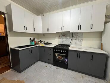 Кухонные гарнитуры: Кухонный гарнитур, Новый, цвет - Бежевый, Бесплатная доставка — 36