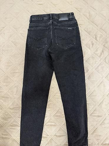 зеленые джинсы мужские: Джинсы мужские DENIM, цвет графит/черный washed. Очень качественные — 3