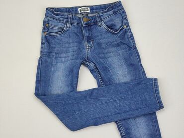 jeansy pozna��: Spodnie jeansowe, Pocopiano, 11 lat, 140/146, stan - Dobry