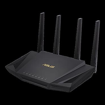raspberry pi: Роутер Wi-Fi ASUS RT-AX58U AX3000 Dual-Band Wi-Fi 6, 2402Mb/s — 1