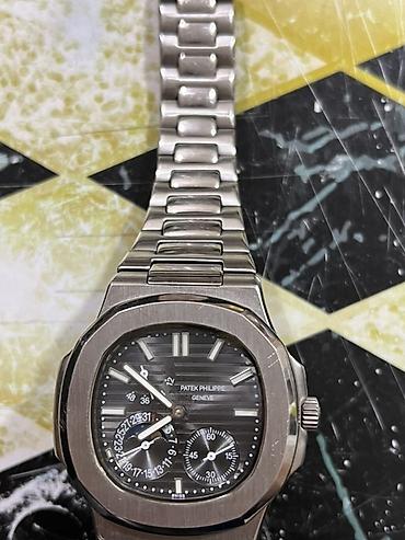 saatlar 2020: İşlənmiş, Qol saatı, Patek Phillipe, rəng - Gümüşü — 2