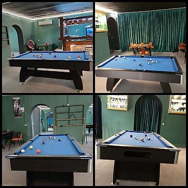 🌙 Nure 🎱 Amerikan bilyard masası - Material: MDF korpus, möhkəm