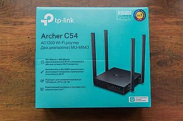 роутер archer: 2-диап. Wi-Fi роутер Archer C54 AC1200 2.4G/5G. Отличное состояние — 4