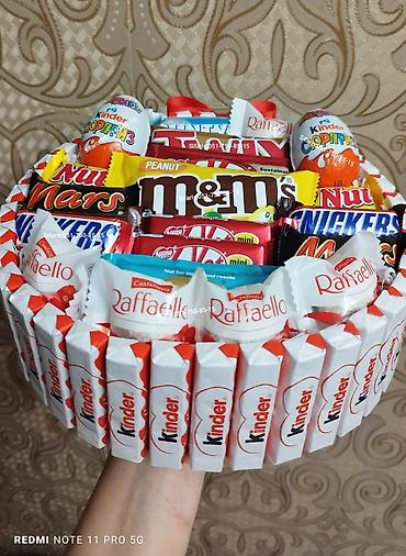 Xonça: Kinder buketleri sifarisle hazirlanir.Sifarisler en az 1 gun onceden — 2