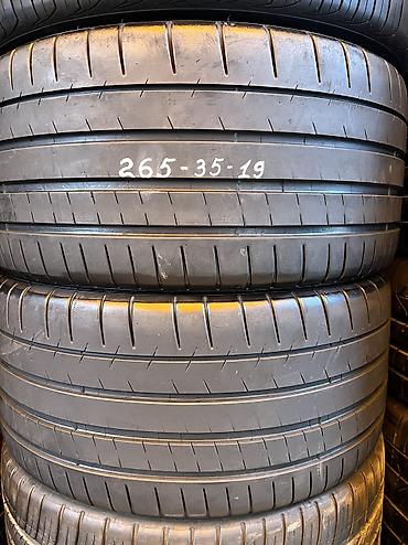 stud 100: Шины 265 / 35 / R 19, Лето, Б/у, Комплект, Франция, Michelin — 2