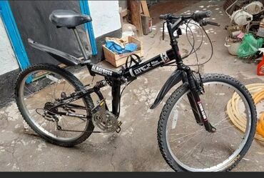 профессиональный горный велосипед: Горный велосипед 21 скорость, складной, 2 амортизатора,хорошая резина