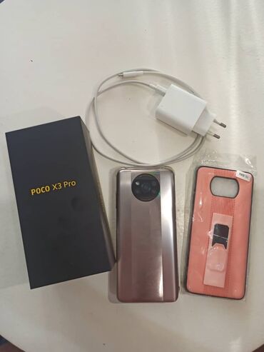 телефон poco: Poco X3 Pro, Б/у, 256 ГБ, цвет - Серебристый, 2 SIM