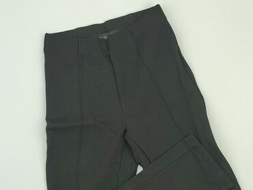 spodnie dzianinowe dzwony: Material trousers, XS (EU 34), condition - Very good