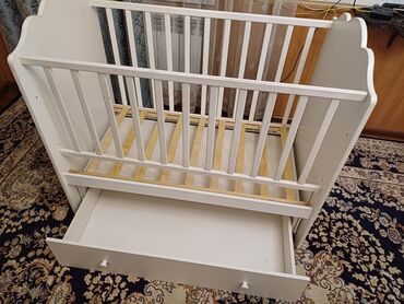 ikea кровать детская: Детская односпальная кровать, Б/у, Для мальчика, Для девочки, С матрасом, Дерево, Самовывоз
