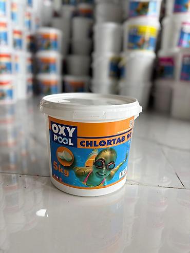 yosun: OXY POOL hovuz kimyəvi vasitələri Məhsullar: - Quickchlor 90 – xlor — 6