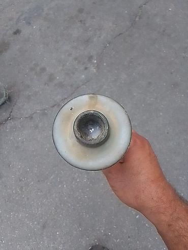 şamdam: Metal şamdan - Material: bürünc/metal gövdə, üst hissədə şam üçün — 4