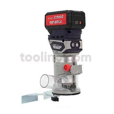 Makute 20V MAX Simsiz Kənar Frezə (Trim Router) - Güc mənbəyi: 20V