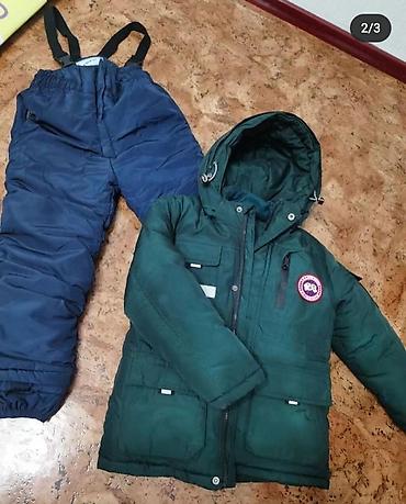 Верхняя одежда: Куртка детская зимняя, стильная, размер 116 см. 4-8 лет. (Листайте — 14