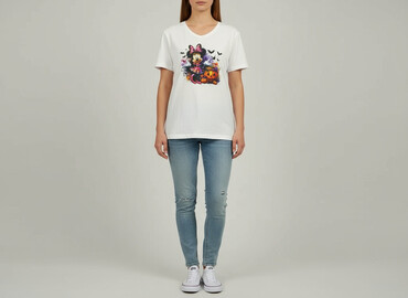 cocker t shirty: Minnie, T-shirt damski, rozmiar L