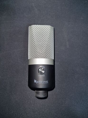 проводной микрофон купить: Микрофон fifine k669 + подставка (пантограф 80 см, паук металл, поп