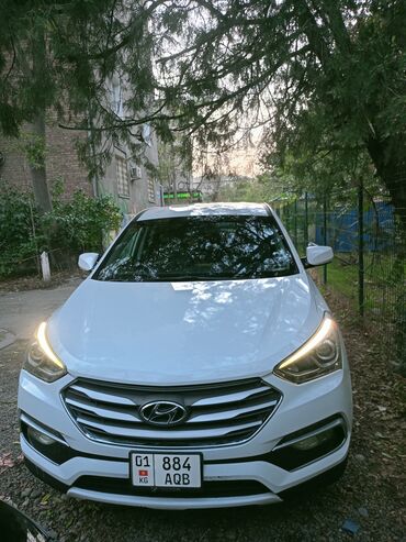 продажа авто в киргизии колеса: Hyundai Santa Fe: 2017 г., 2.4 л, Автомат, Бензин, Кроссовер