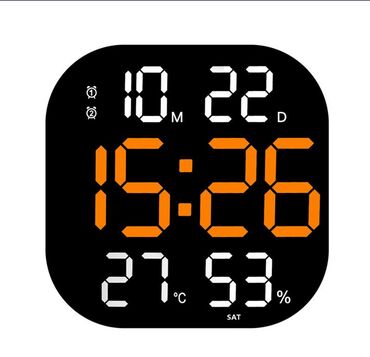 Другая бытовая техника: Электронные настенные часы Montana XL Настенные электронные часы - — 9