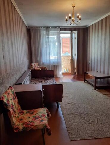 долгосрочная аренда квартир бишкек собственник: 2 комнаты, 44 м², Индивидуалка, 3 этаж, Косметический ремонт