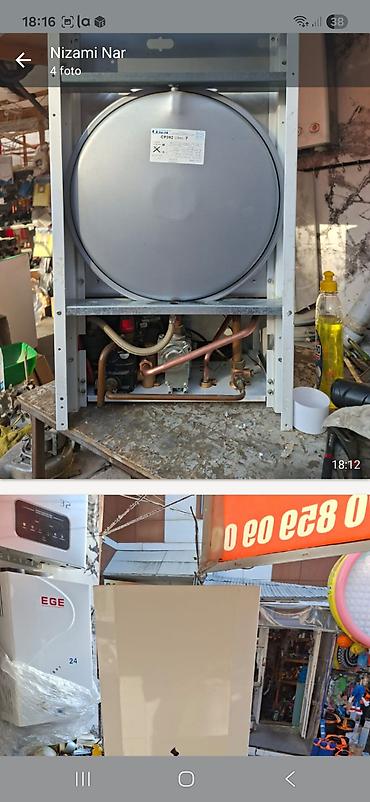 iwlenmiw kombi: İşlənmiş Kombi 24 kVt, Ödənişli quraşdırma, Zəmanətli — 2