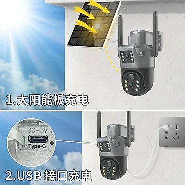 фотографии: Уличная Wi‑Fi / 4G ( sim карта)поворотная камера видеонаблюдения с — 4