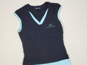 spodnie dresowe z napisami: T-shirt damski, rozmiar XS