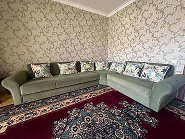 Divanlar: Künc divan – Madeyra brendi - Forma: L-şəkilli künc divan, 3 böyük — 3